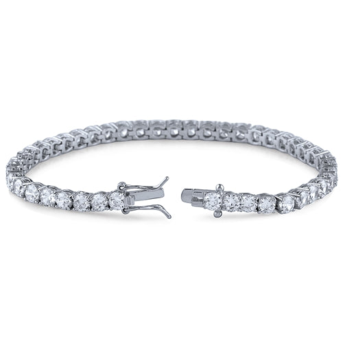 Silver CZ  2.5mm Tennis Bracelet