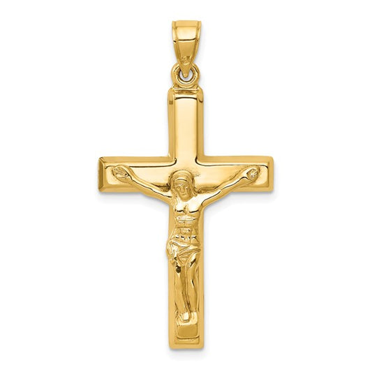 14k Polished Crucifix Pendant